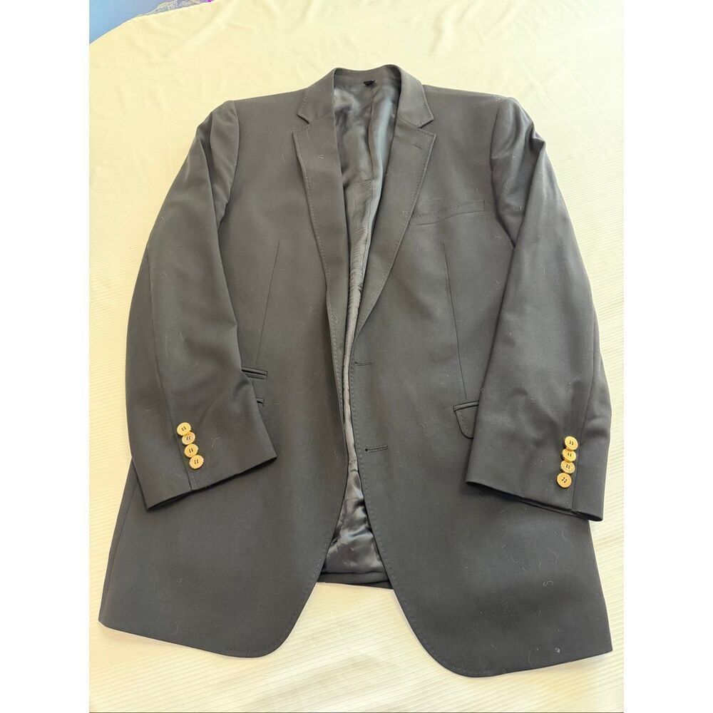 Dolce & Gabanna Brad Navy Blue Blazer Size 52 Euro US 38
